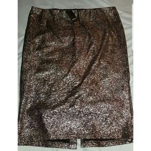 Torrid Metallic Pencil Skirt